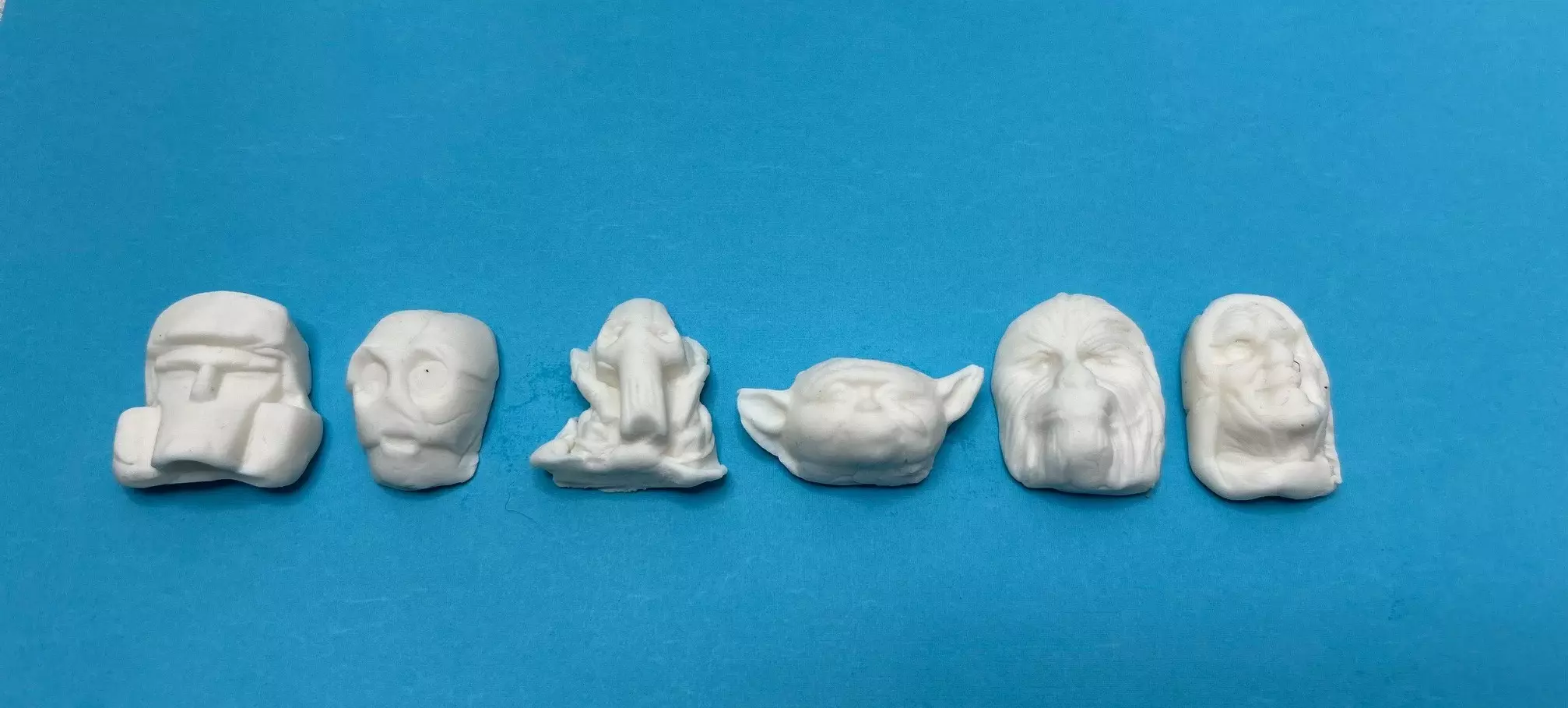 6 Star Wars Fondant Toppers